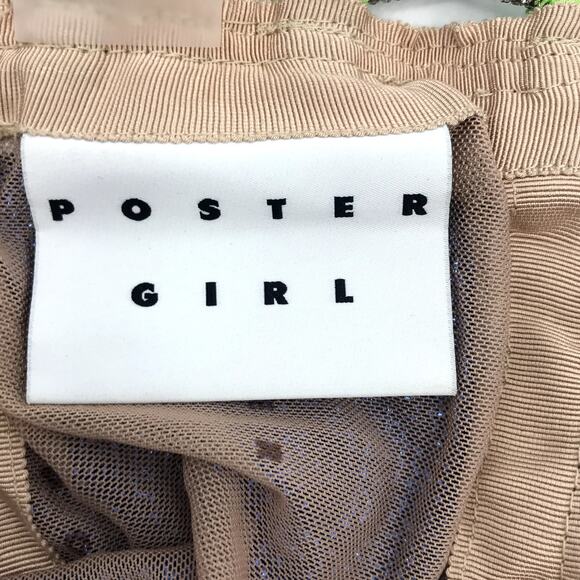 Poster Girl The Brooke Chainmail Metal Mesh Bra Top M Corset Lace Up Strapless - Picture 5 of 9